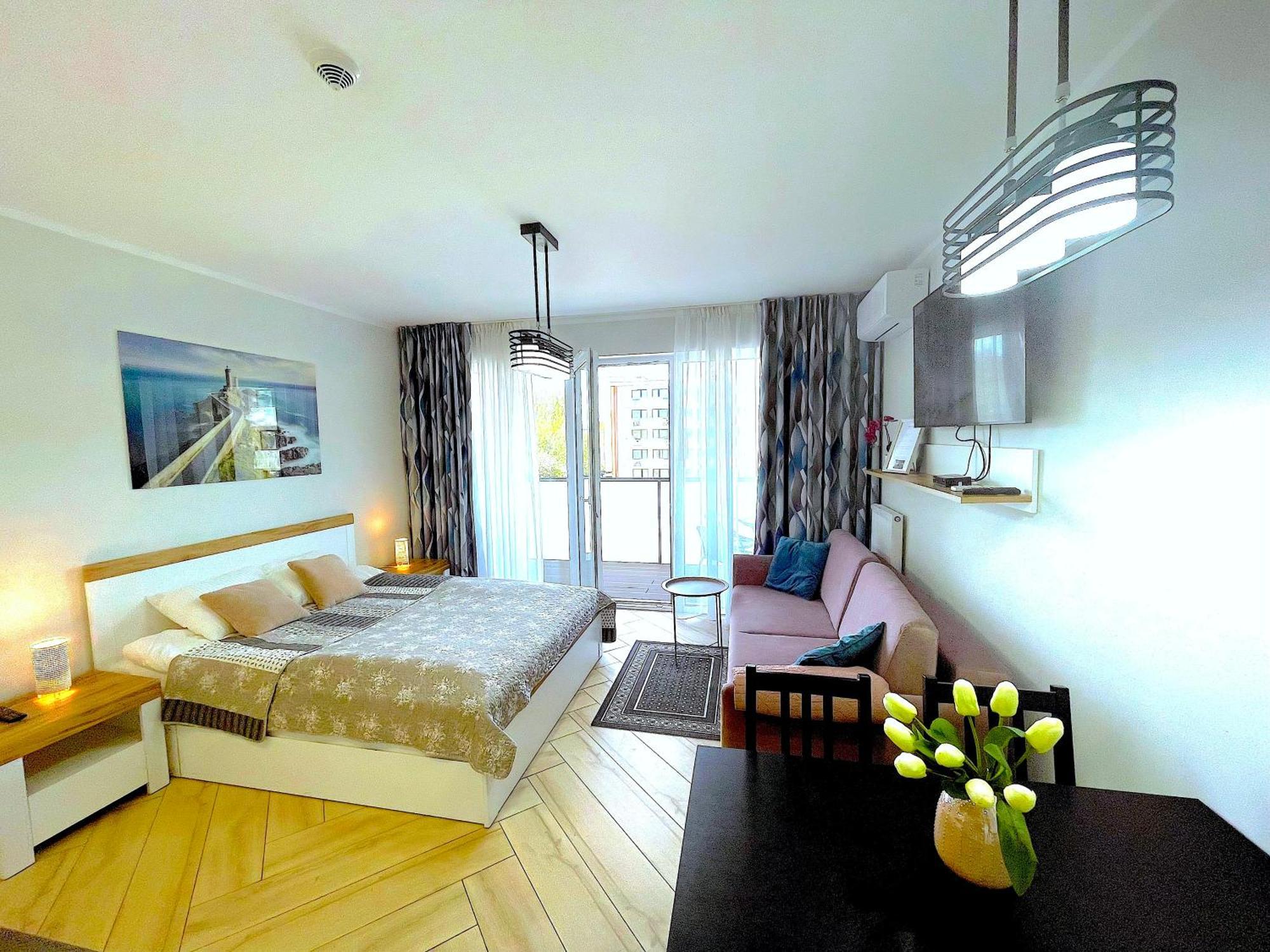 Apartament Superior Blue Przy Plazy- Free Pool, Saunas, Jacuzzi, Fitness, Salzgrotte Kolobrzeg Exterior photo