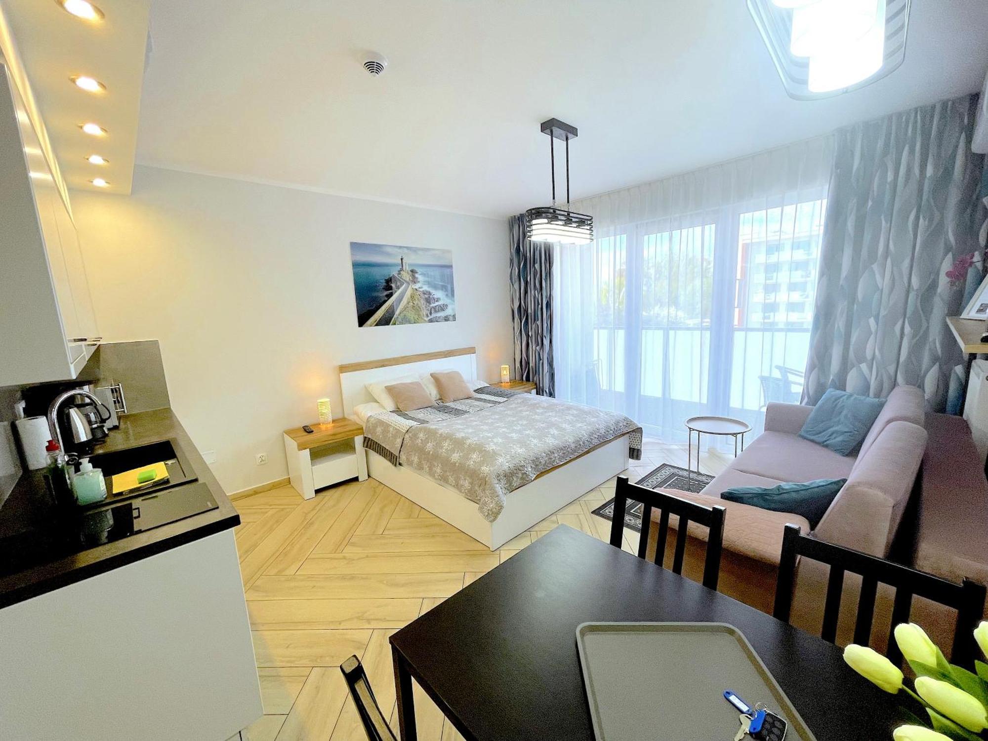 Apartament Superior Blue Przy Plazy- Free Pool, Saunas, Jacuzzi, Fitness, Salzgrotte Kolobrzeg Exterior photo