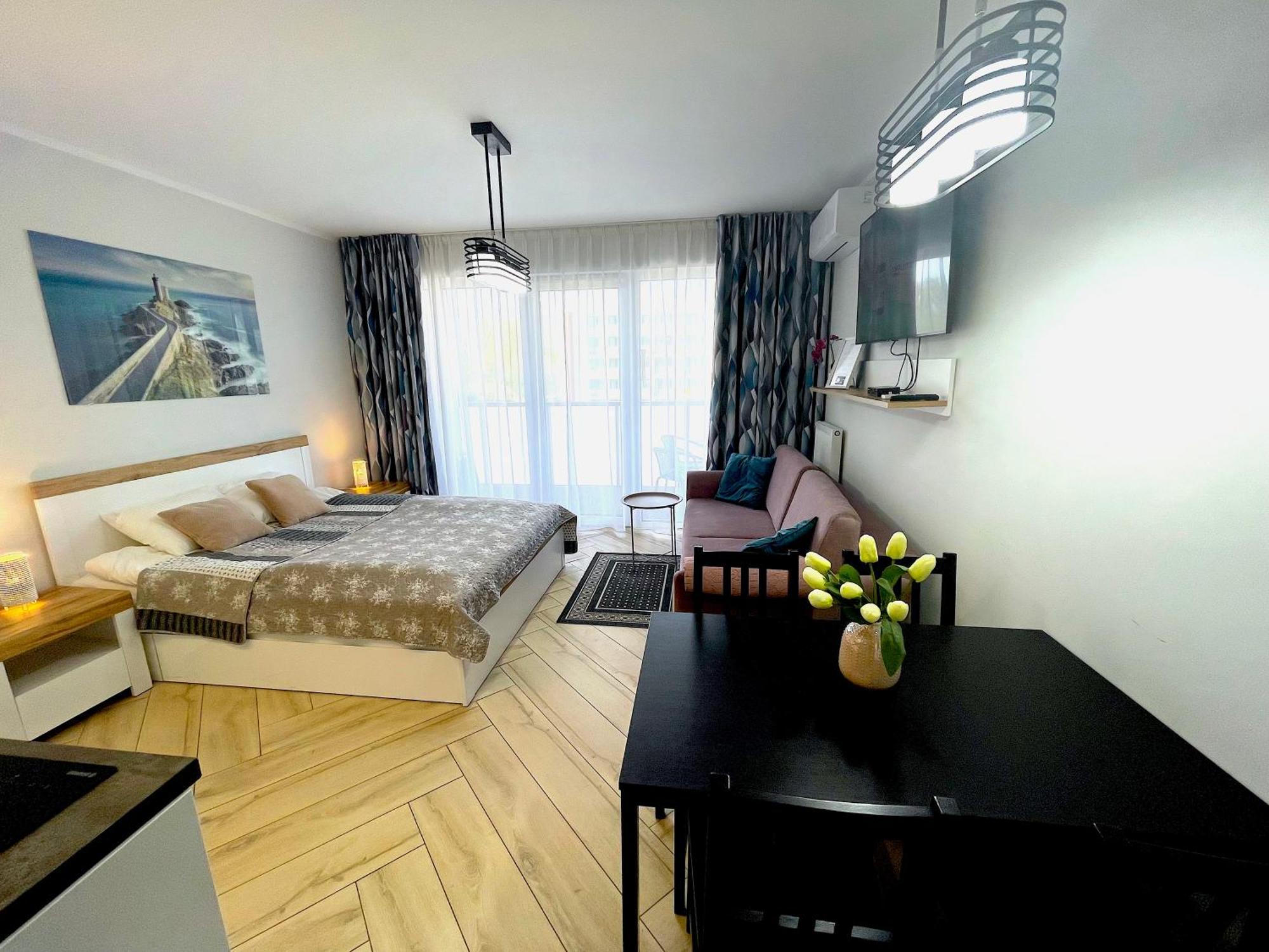 Apartament Superior Blue Przy Plazy- Free Pool, Saunas, Jacuzzi, Fitness, Salzgrotte Kolobrzeg Exterior photo